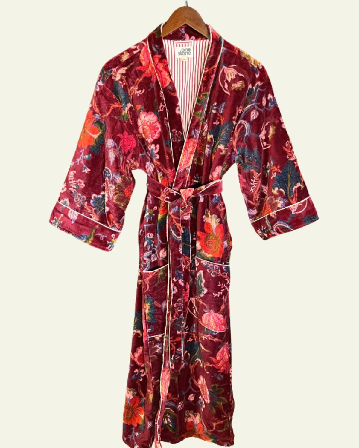 Velvet Bathrobe By One Stone Goods