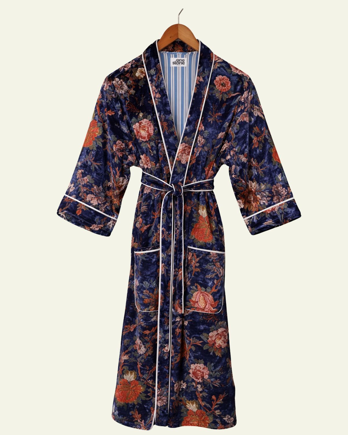 Velvet Bathrobe By One Stone Goods