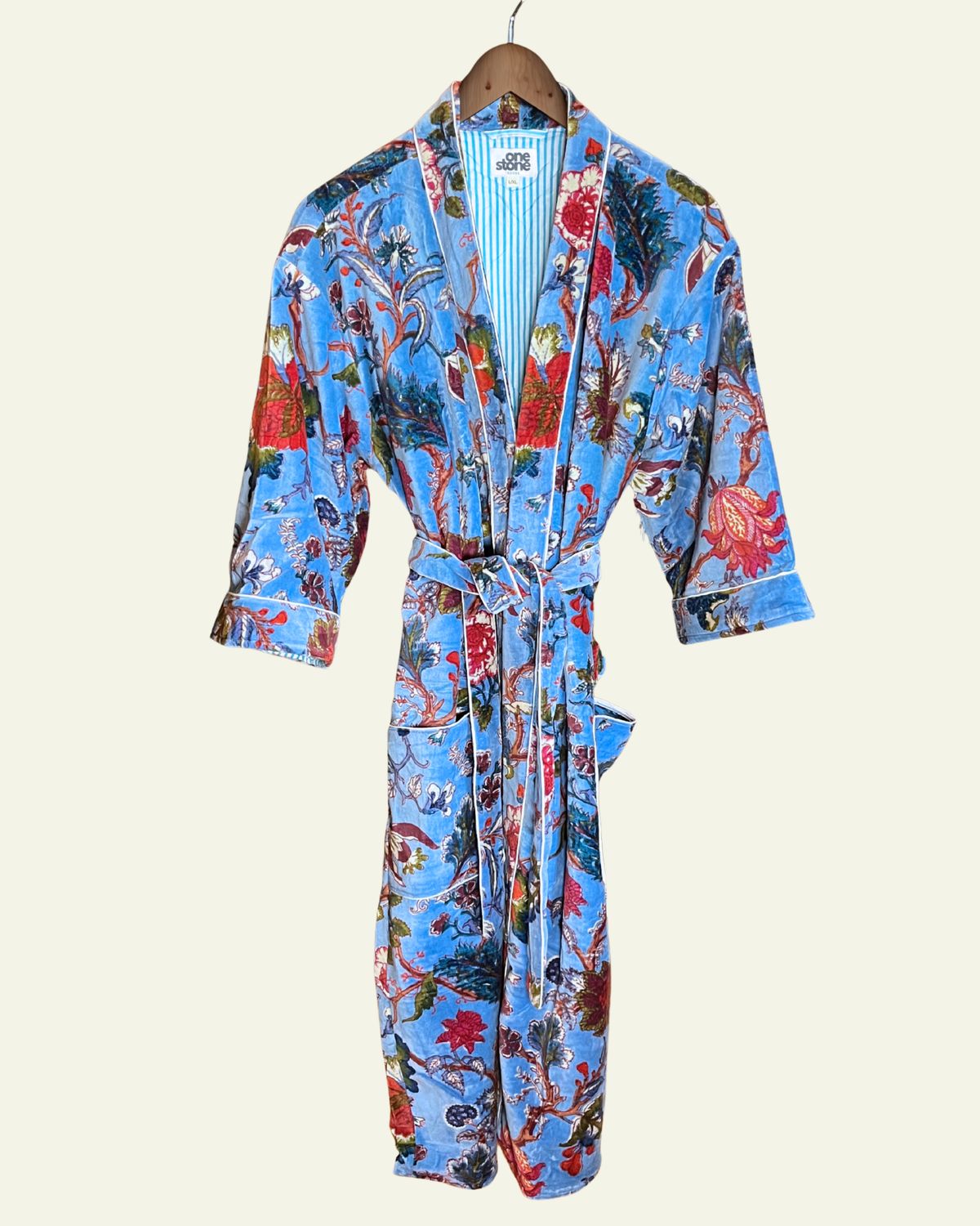 Velvet Bathrobe By One Stone Goods