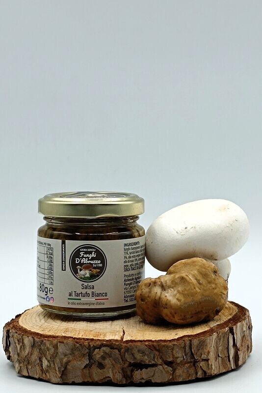 Salsa al tartufo bianco gr 80/ gr 180/ gr500  a partire da