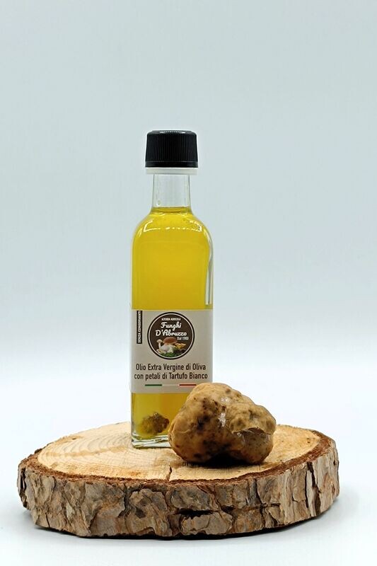 Olio Extra Vergine di Oliva con Petali di Tartufo Bianco ml 50