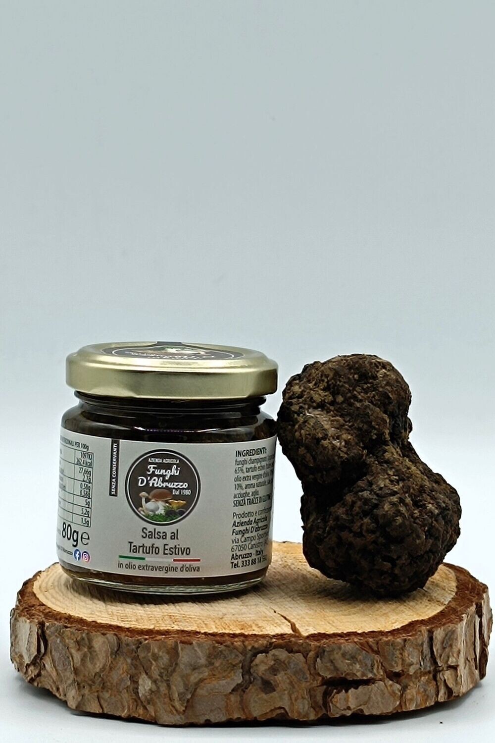 Salsa al tartufo nero gr 80/ gr 180/ gr 500  a partire da