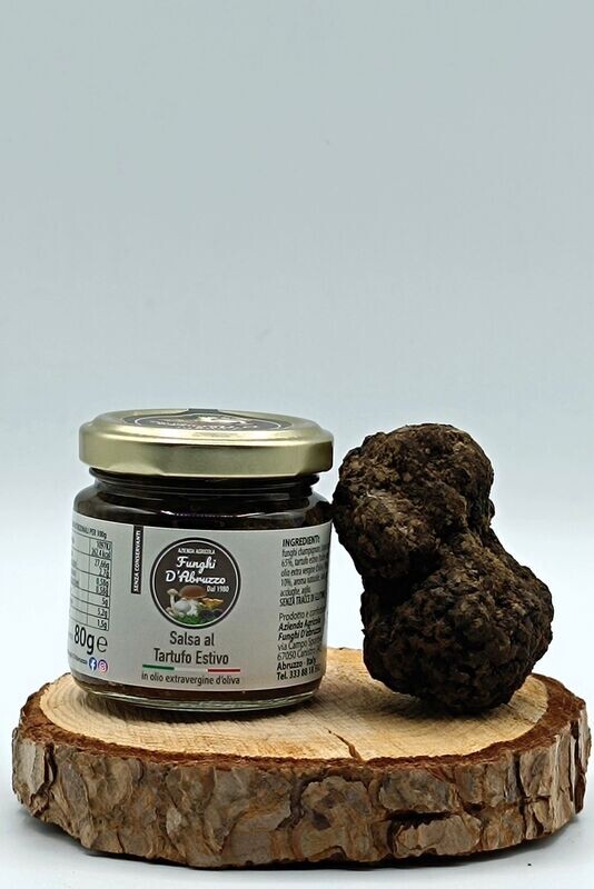 Salsa al tartufo nero gr 80/ gr 180/ gr 500  a partire da