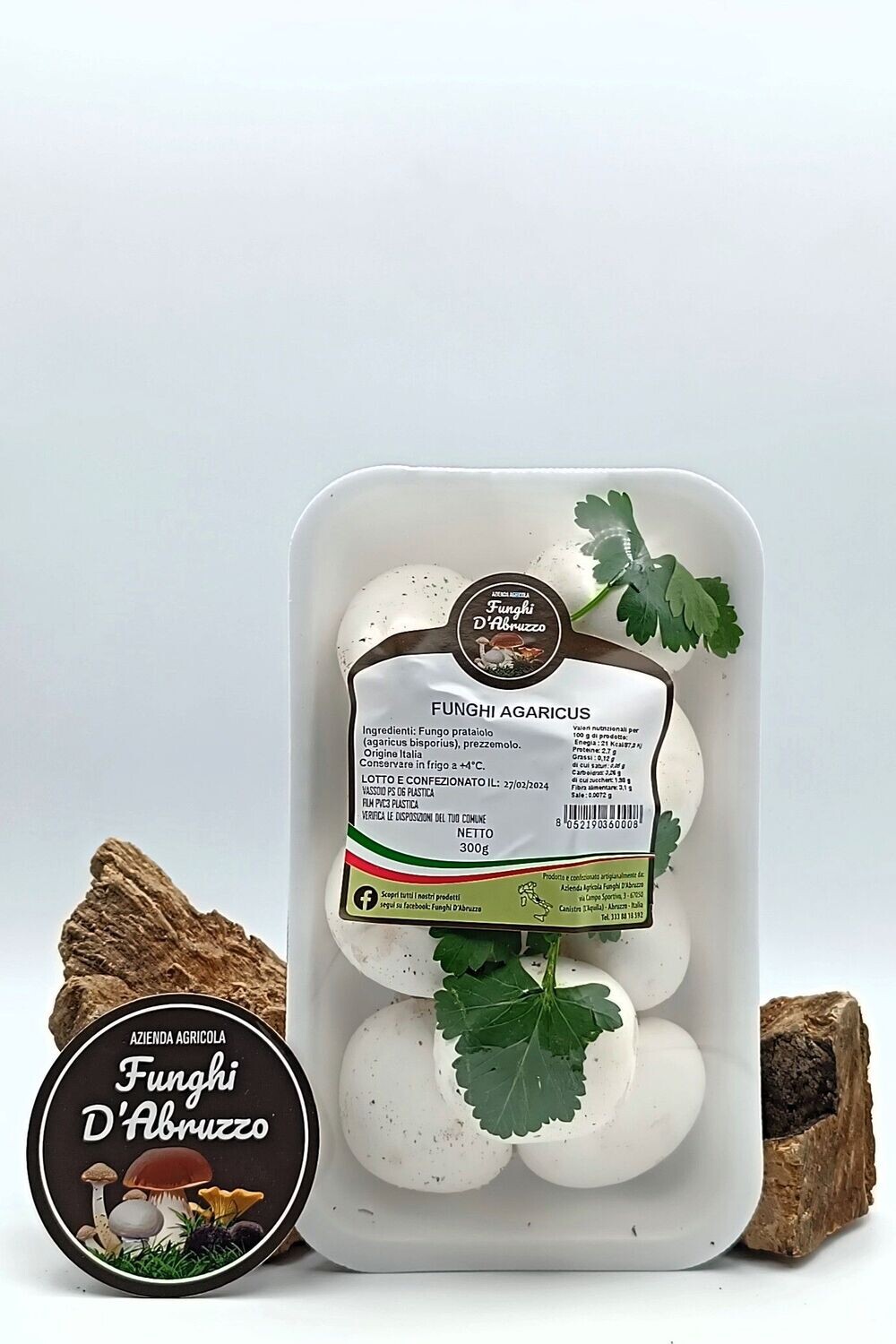 Funghi Agaricus gr 300