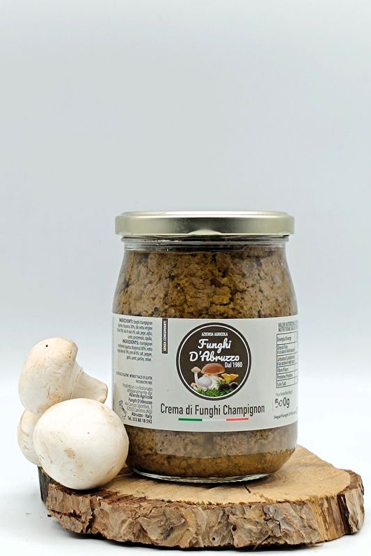 Crema di funghi champignon gr 500