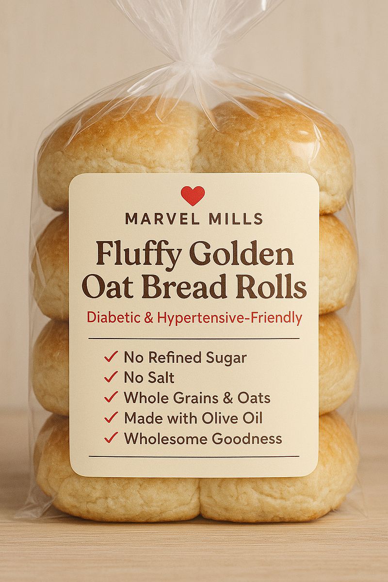 Golden Oat Rolls (Med)