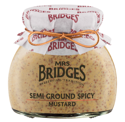 Mrs Bridges Semi Ground Spicy Mustard 200g Mrs Bridges Semi Ground Spicy Mustard 200g