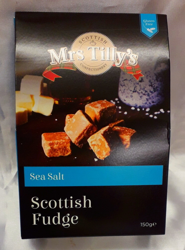 Mrs Tillys Sea Salt Scottish Fudge 150g