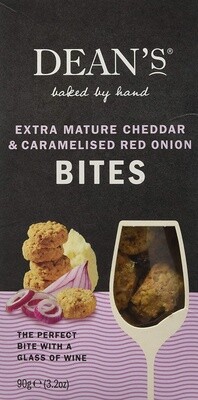 Dean's Extra Mature Cheddar & Caramelised Onion Cheddar Bites 90g