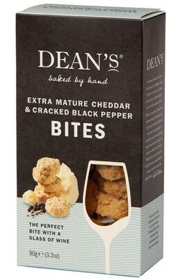 Dean's Extra Mature Cheddar & Cracked Black Pepper Bites 90g