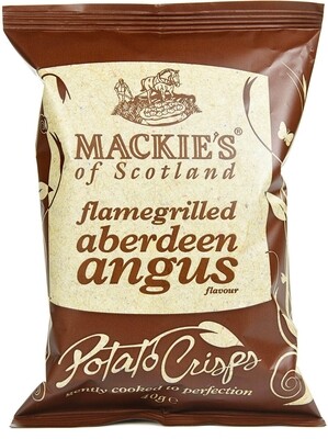 Mackie’s Flamegrilled Aberdeen Angus Crisps 40g Mackie’s Flamegrilled Aberdeen Angus Crisps 40g