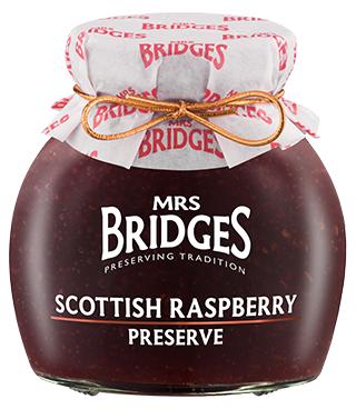 Mrs Bridges Scottish Raspberry Preserve 340g Mrs Bridges Scottish Raspberry Preserve 340g