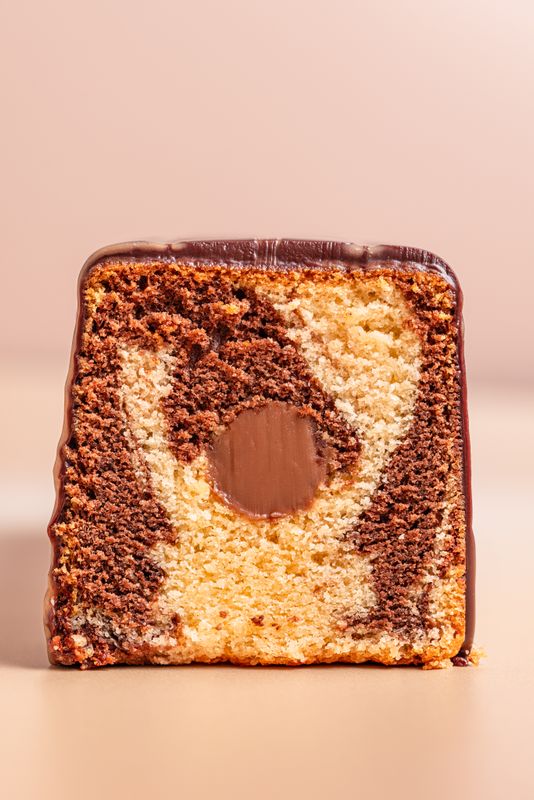 Marbré chocolat-vanille
