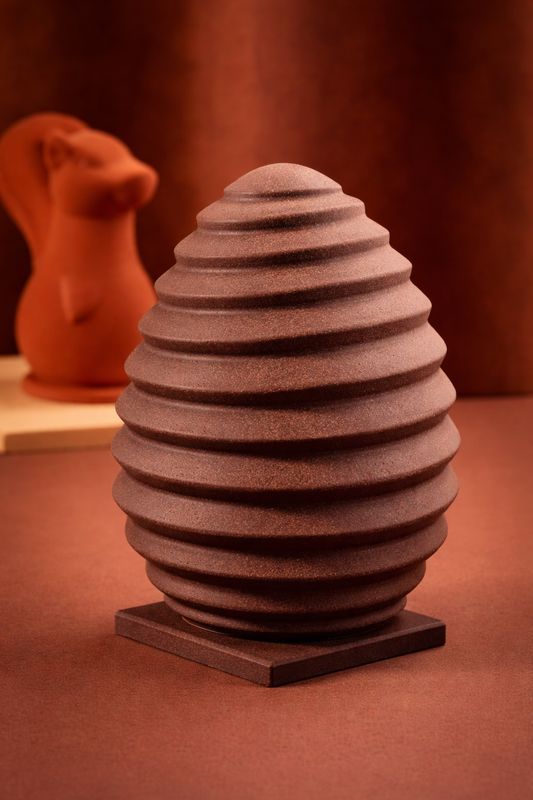 Oeuf chocolat lait, garni de guimauves (245gr)