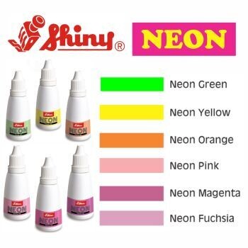 Stamp Ink Neon Colours 28ml Bottles