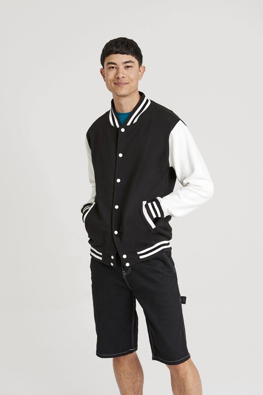 Varsity Jacket - Just Hoods AWDis