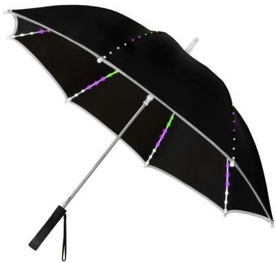 Falcone® - LED paraplu - Automaat - Windproof - Ø 104 cm - Zwart