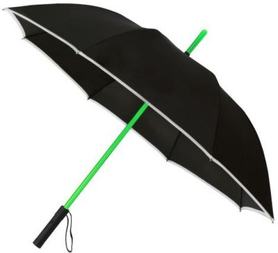 Falcone® - LED paraplu - Handopening - Windproof - Ø 104 cm - Zwart Falcone® - LED paraplu - Handopening - Windproof - Ø 104 cm - Zwart