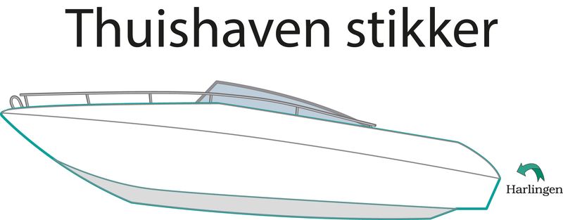 Thuishaven sticker leverbaar in 92 kleuren Thuishaven sticker leverbaar in 92 kleuren
