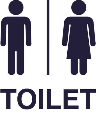 Toilet stickers diverse afmetingen. leverbaar in 92 kleuren