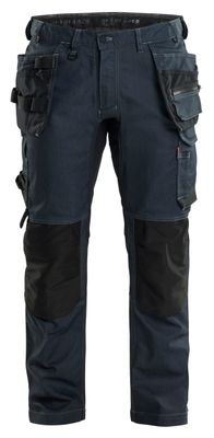 17501141 / Werkbroek denim stretch met gereedschapszakken
