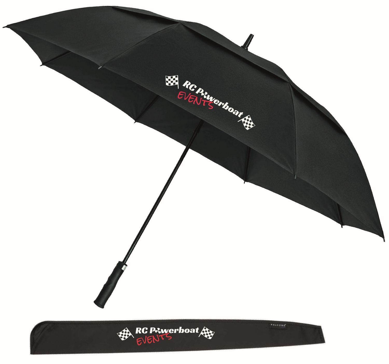 RC Powerboat Events Paraplu Zwart