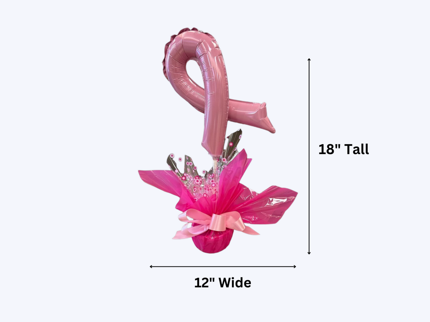 Centerpiece Ribbon Pink Ribbon Centerpiece