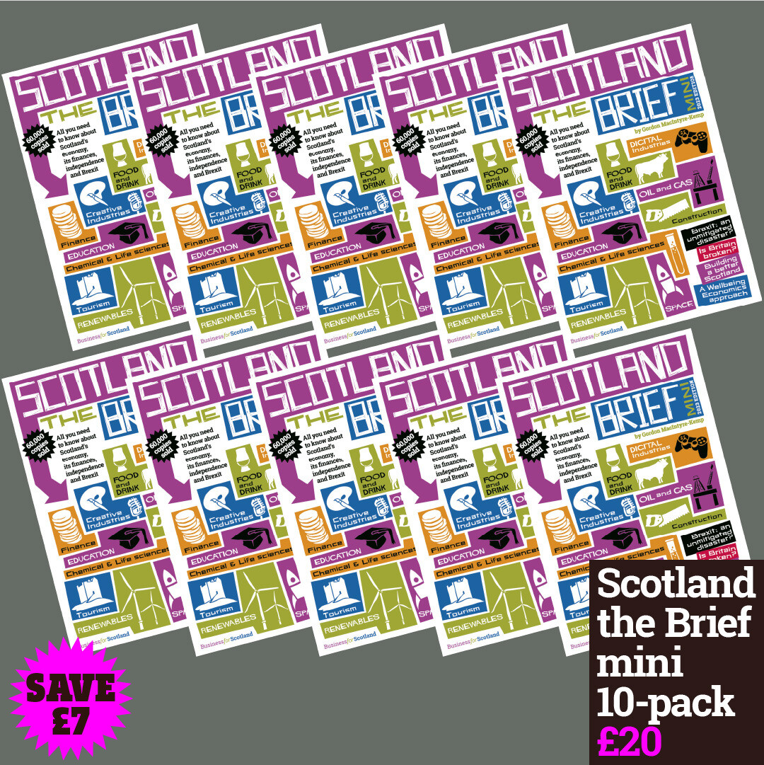 (10 Pack) Scotland the Brief Minis bulk offer (A6) book