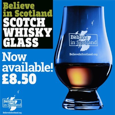 Believe in Scotland Whisky Glass