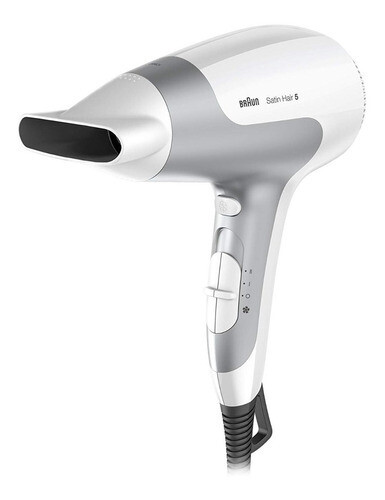 Secador De Pelo Braun Satin Hair 5 Powerperfection Hd 580, Color: Gris/Blanco