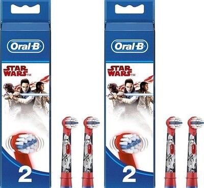 Repuesto Cepillo Eléctrico Oral-b Kids Star Wars Pack X2 4un