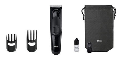 Máquina Cortar Pelo Profesional Braun Hair Clipper Hc 5050 Negro
