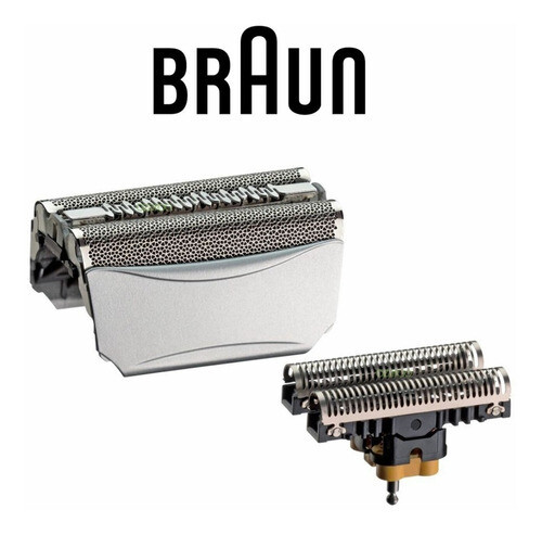 Repuesto Afeitadora Braun 31s Cassette Para Series 3, Color: Plateado