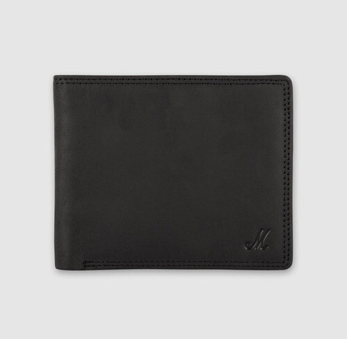 Billetera Marshall Wealth &amp; Taste Negro, Color: Negro