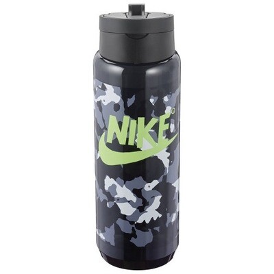 Botella Nike Tr Renew Recharge Straw 710ml Negro Camuflado Negro