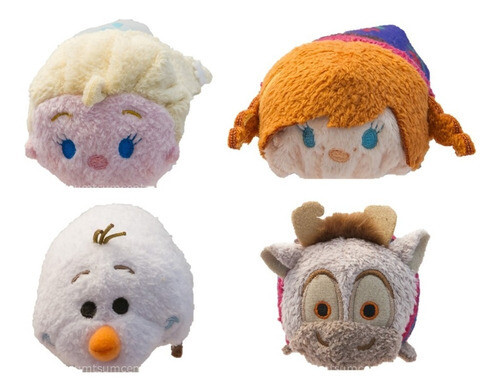 Peluches Frozen Elsa Ana Olaf Disney Original Tsum Tsum Mini