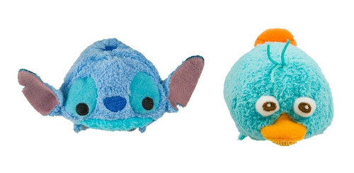 Peluches Stitch Y Perry Disney Original Tsum Tsum Mini