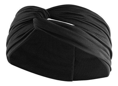 Vincha Ancha Nike Mujer Talle Único Color Negro, Color: Negro, Talle: Único