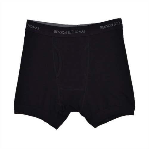 Calzoncillos Benson &amp; Thomas Boxer Hombre Pack X2 Negro, Color: Negro, Talle: M