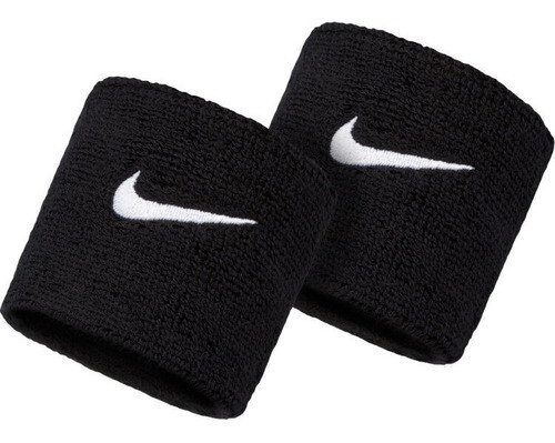 Muñequeras Tenis Nike Swoosh Color Negro Negro
