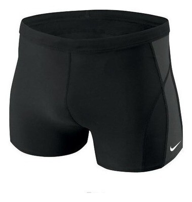Calza De Natación Nike Traje De Baño Entrenamiento Hombre  Negro 34