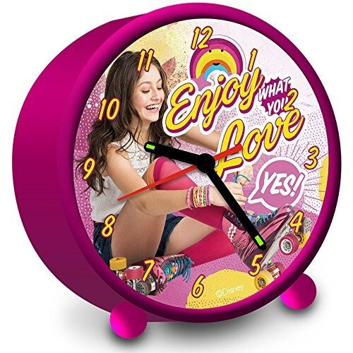 Reloj Despertador Soy Luna Disney De 9 Cm