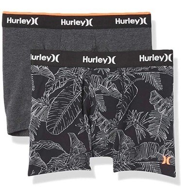 Calzoncillos Hurley Boxer Pack X2 De Algodón Niños Y Jovenes