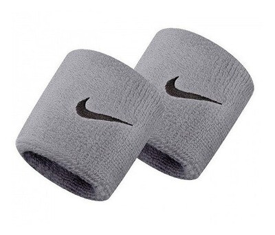 Muñequeras Tenis Nike Swoosh Color Gris  Gris