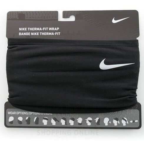 Cuellito Ajustable Para Correr Nike Therma Sphere, Color: Negro, Talle: Talle Único