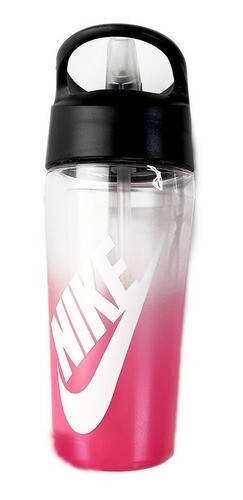 Botella Caramañola Nike Hypercharge Straw Bpa Free 473 Ml, Color: Fuchsia