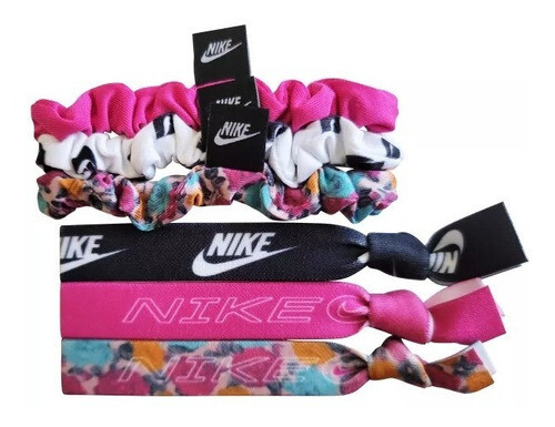 Colitas De Pelo Nike Pack X6 Talle Unico, Color: Multicolor