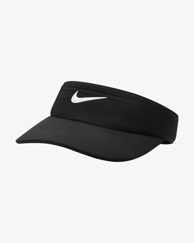 Visera Nike Golf Para Adulto Visor Ajustable Unisex, Color: Negro, Talle: Talle Único