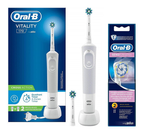 Cepillo Eléctrico Oral-b Vitality 170 + Repuesto Ultra Thin