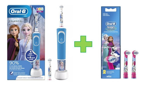 Cepillo De Dientes Eléctrico Oral-b Kids Frozen + Repuesto